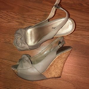 Taupe wedges